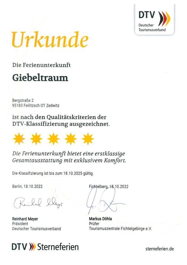 Chalet-Ferienwohnung Giebeltraum, 115 Qm, Wellness/Fitness/Sauna - Bergroedelhof Feilitzsch Εξωτερικό φωτογραφία