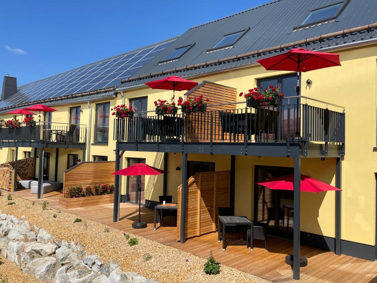 Chalet-Ferienwohnung Giebeltraum, 115 Qm, Wellness/Fitness/Sauna - Bergroedelhof Feilitzsch Εξωτερικό φωτογραφία