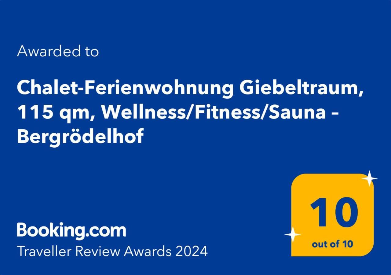 Chalet-Ferienwohnung Giebeltraum, 115 Qm, Wellness/Fitness/Sauna - Bergroedelhof Feilitzsch Εξωτερικό φωτογραφία